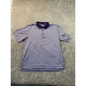 Raven Golf Club Polo Mens Extra Large Purple White Florida Golf Golfer Golfing